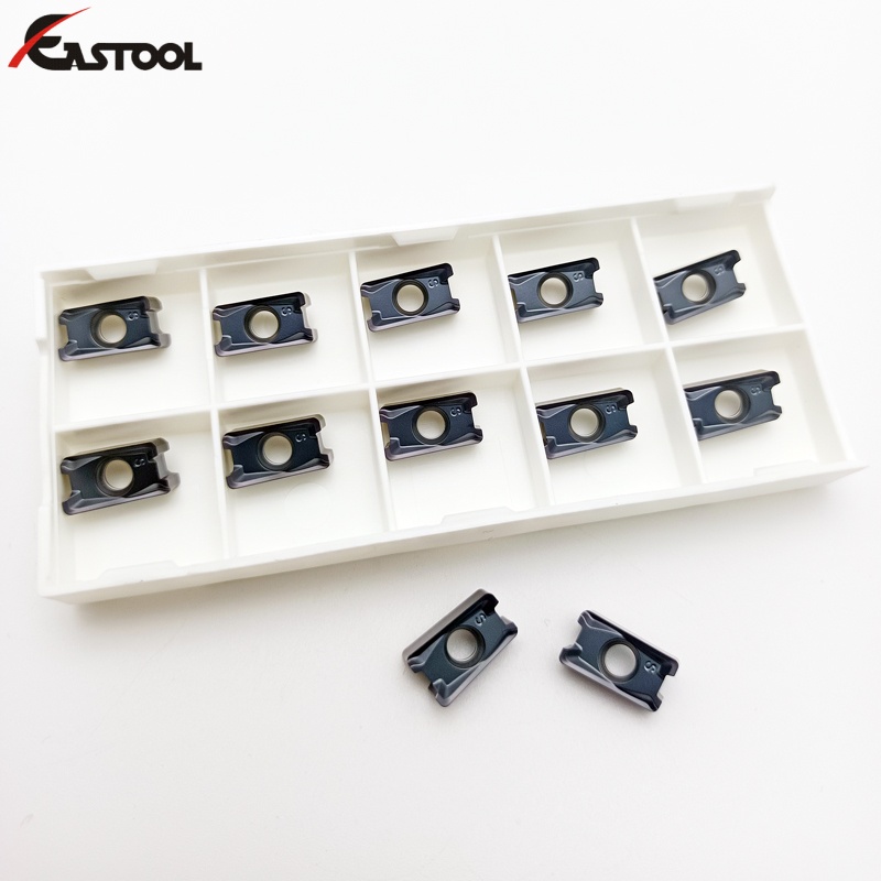 銑刀 4-11 LNPU110408SRGE/LNPU110412SRGE 帶 PVD 涂層的碳化鎢銑肩刀片 - 細節圖 03